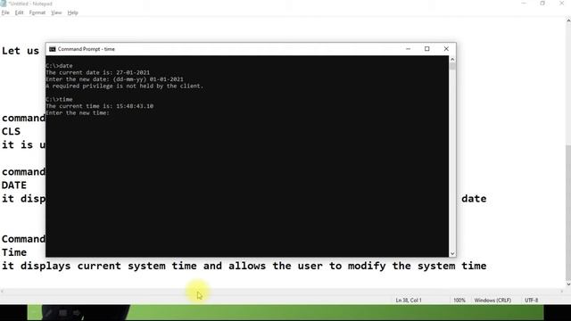 OPERATING SYSTEM VIDEO-4| Dos Internal Commands1 смотреть онлайн