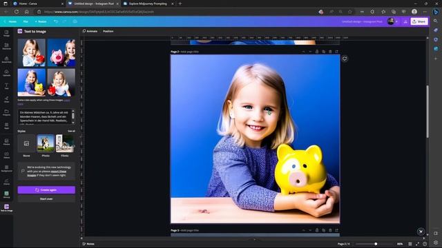Canva Tutorial 2023 deutsch - So funktioniert der Text To Image Generator смотреть онлайн