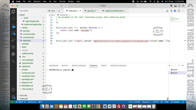 Dairy Management System | Git Push In Just Few Minutes | Live Project | Php | Hindi | Coder Yogesh смотреть онлайн