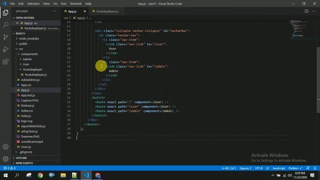 Youtube Player in ReactJs смотреть онлайн