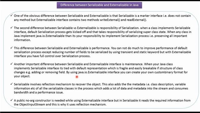 Difference between Serializable and externalizable - Part 3 | serialization vs externalization смотреть онлайн