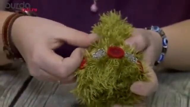 Новогодняя елочка крючком мастер класс от burdastyle смотреть онлайн