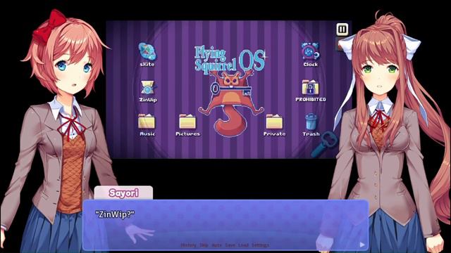 DDLC: Monika and Sayori play "There is no game, wrong dimension." смотреть онлайн