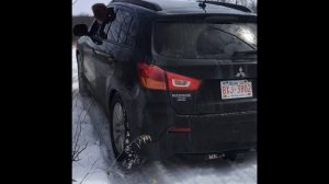 Mitsubishi RVR 4X4 in snow ?❄️?☃️