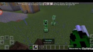 Как зарядить крипера в Майнкрафте