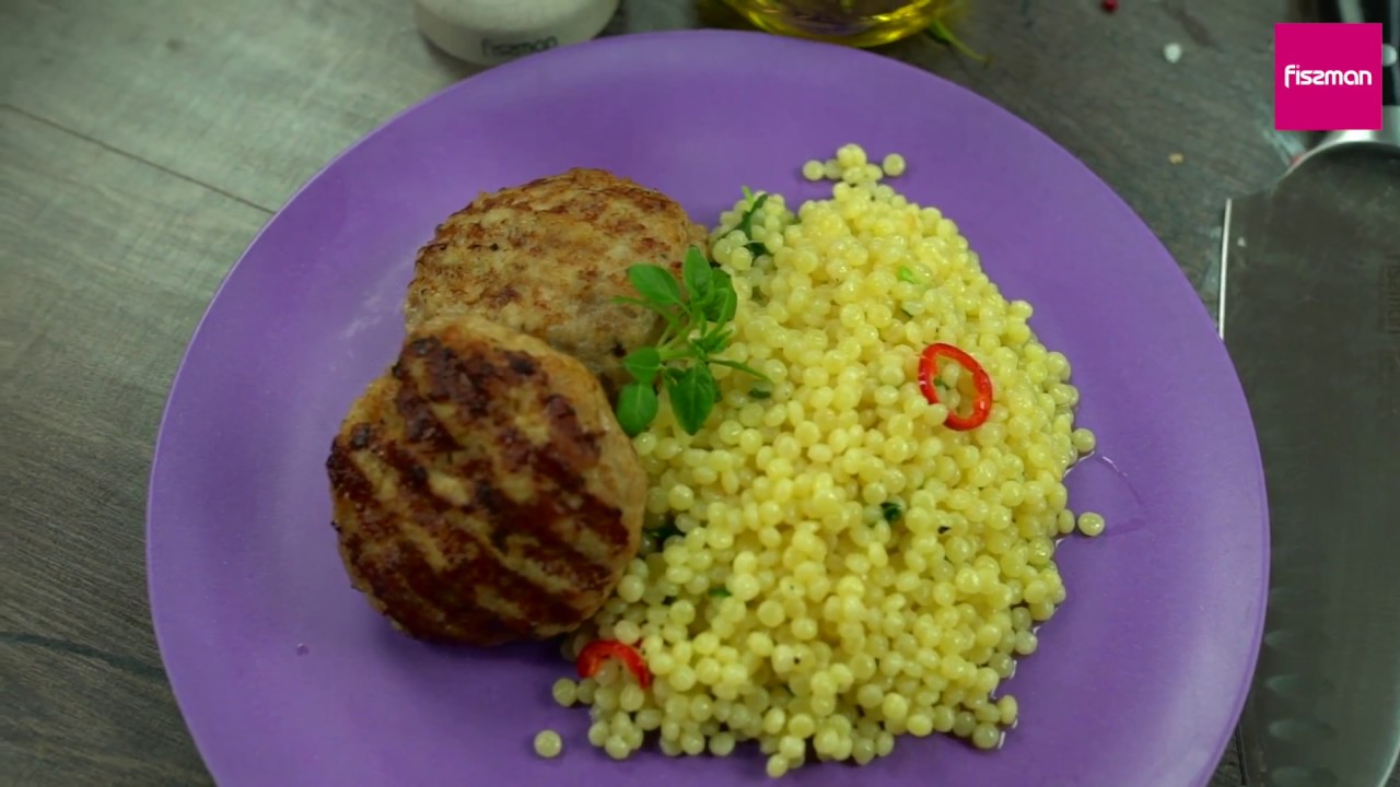 Котлетки из индейки с пастой птитим