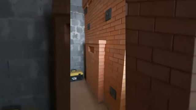 обзор т-печи из Витебск ого кирпича в ДНП Васильково раменского района. смотреть онлайн