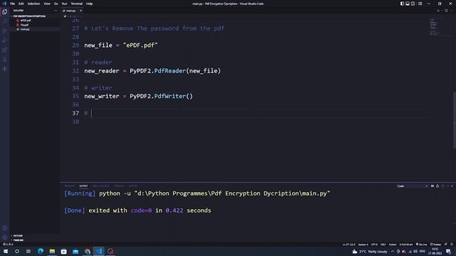 PDF encrypt and decrypt | Using PyPDF2 | Python Tutorial | #mrlazyprogrammer смотреть онлайн
