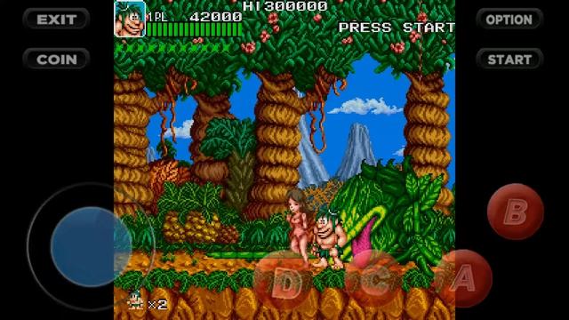 Classic Arcade Games Android - Caveman Ninja смотреть онлайн