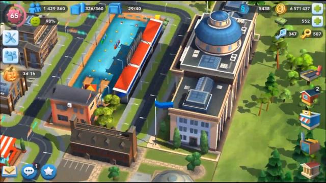 SimCity BuildIt University Campus Center смотреть онлайн