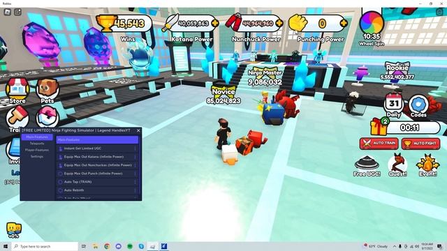 [LIMITED] Ninja Fighting Simulator Script GUI Hack (INF POWER, AUTOFARM, AND MORE) *PASTEBIN* смотреть онлайн