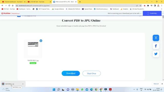 PDF TO JPG | CONVERT PDF INTO IMAGE FILES WITHOUT SOFTWARE | RB-TECH смотреть онлайн