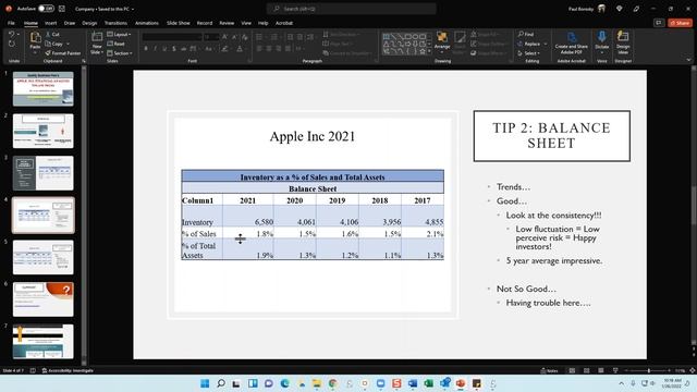 Apple Financial Analysis 2021 - Financial Statements and Ratios Tips and Tricks by Paul Borosky, MB смотреть онлайн