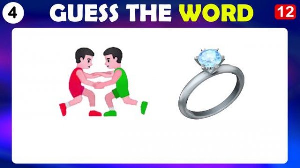 Guess The Word From Emoji Challenge Best World Riddles IQLevel USA Brain Teasers Brain Puzzle Part-