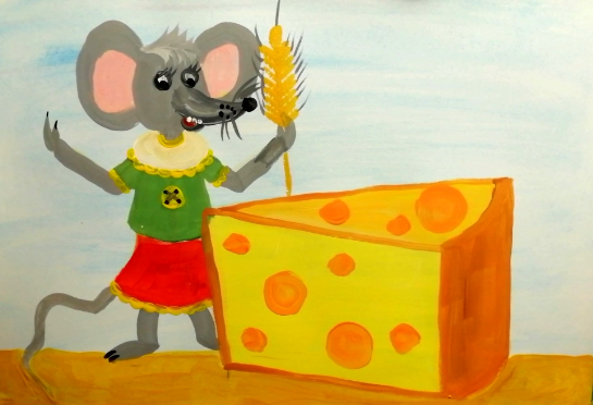 Как нарисовать сказку про Мышку и сыр. смотреть онлайн