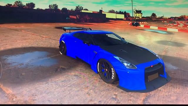 Drifting Nissan GT-R Black Edition смотреть онлайн