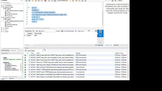 Module 1 Live project Playstore data SQL query requirements_#hicounselor смотреть онлайн