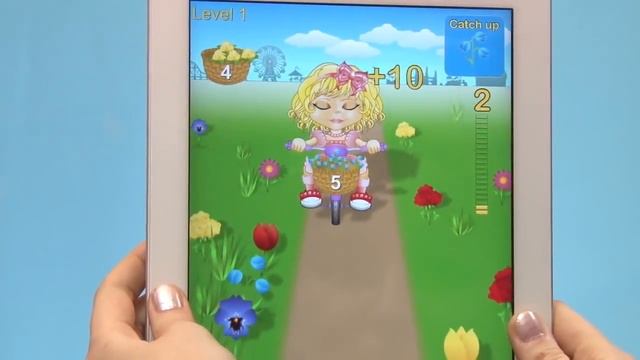 Fun educational game "Math flowers for mommy" смотреть онлайн
