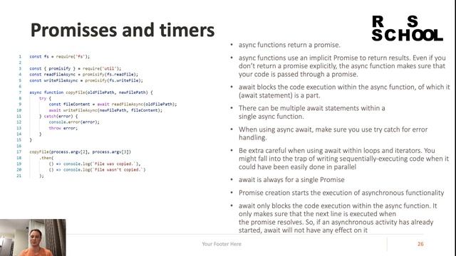 Node.JS 2020Q1. Lecture Events and Event Loop + Async Development Introduction + Filesystem and Str смотреть онлайн