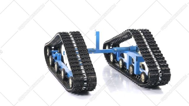 Снегоходная приставка (гусеничный привод) Россия РОТА 3D обзор смотреть онлайн