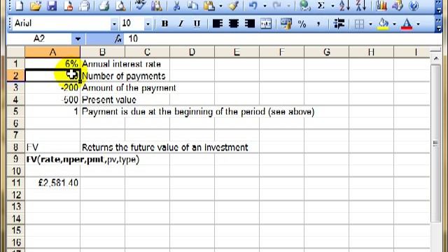 AM4215 Financial Functions FV PV PMT Microsoft Excel 2003 ECDL Advanced ITQ 3 смотреть онлайн