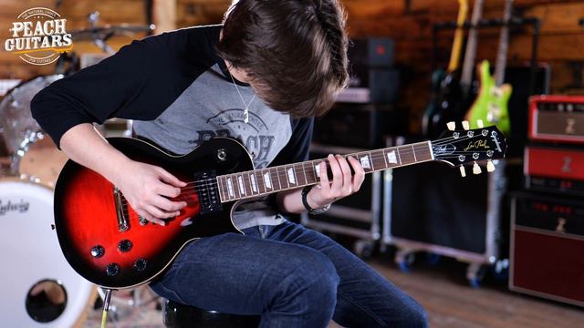 No Talking...Just Tones | Epiphone Slash Les Paul Standard Vermillion Burst w/Hard Case смотреть онлайн