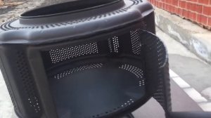 Красивый мангал из барабана стиральной машины