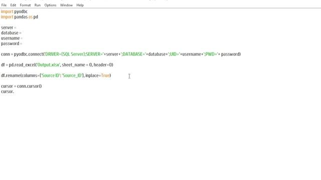 Saving data to MS SQL using PYODBC смотреть онлайн