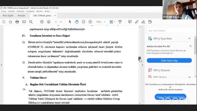 Av. Senem Bahçekapılı (ITOTAM Genel Sekreteri) - ITOTAM Tahkimi смотреть онлайн