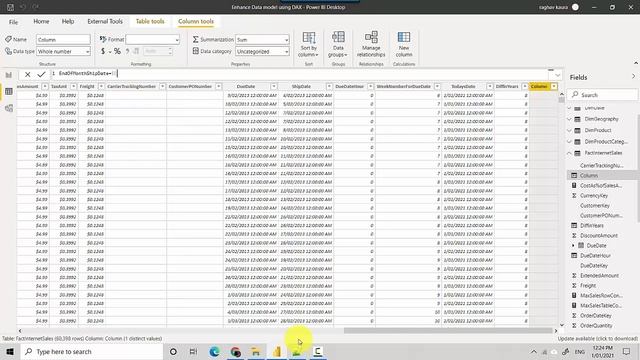 How to find the last day of month using DAX Power BI смотреть онлайн