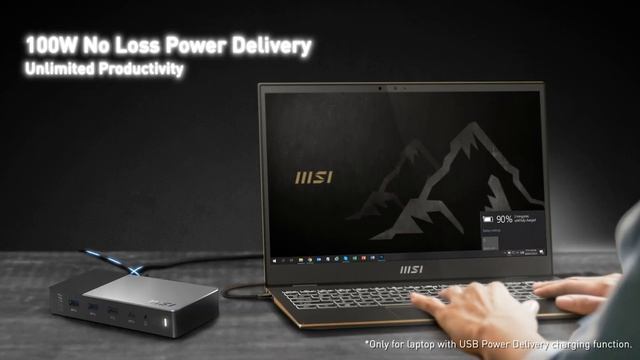 USB-C Docking Station Gen 2 - Versatile．Exquisite．Productive | MSI смотреть онлайн
