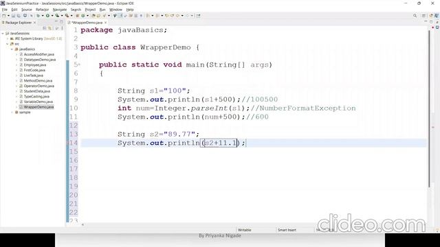 Java Programming Session 8: Wrapper Class смотреть онлайн