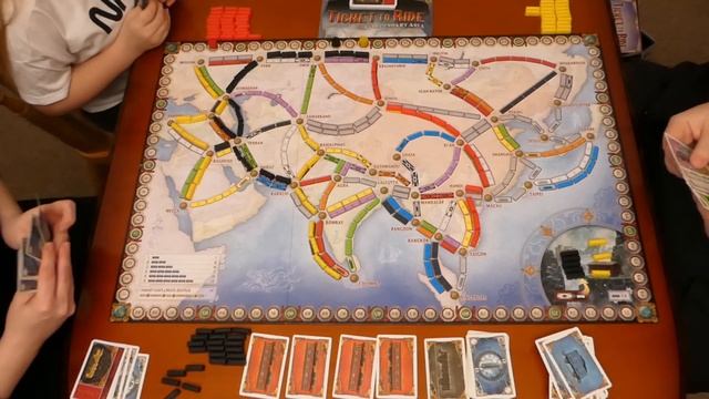 Ticket To Ride series: LEGENDARY ASIA How To Playthrough - All Around The Board смотреть онлайн
