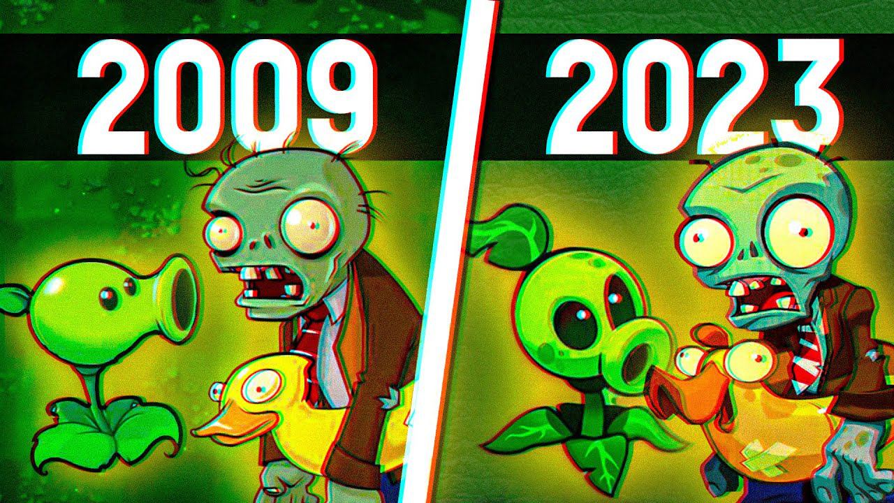 Эволюция «Plants vs. Zombies» (2009-2023) смотреть онлайн