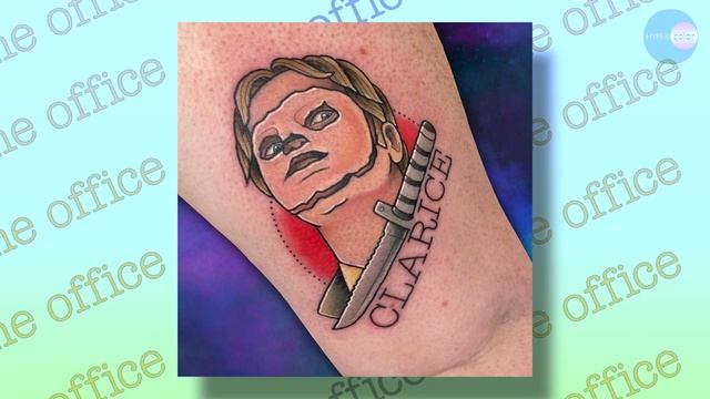 Сериала Офис 10 самых популярных фанатских татуировок ( Дуайт Шрут, Майкл Скотт, Кевин)