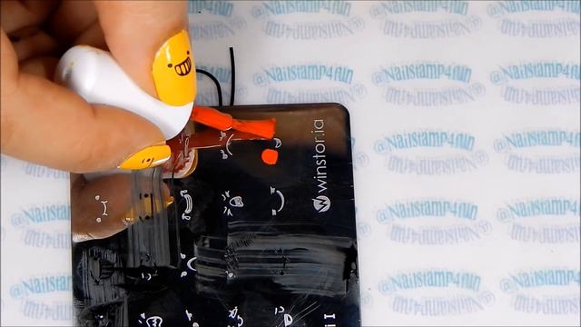 How to create: Emoji nails Nail Stamping смотреть онлайн