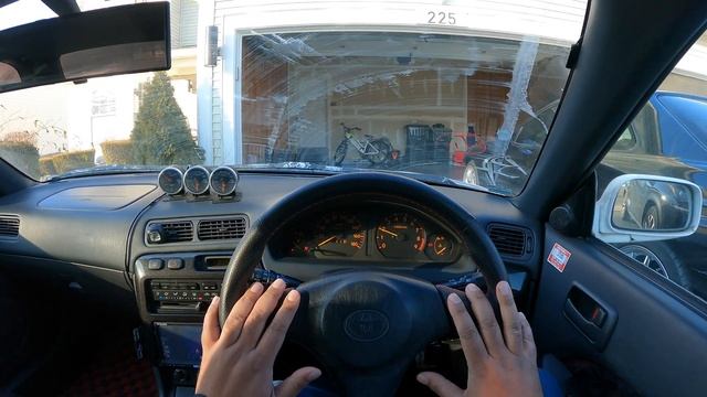 First Drive In My AE111 Toyota Corolla Levin BZR !  POV DRIVE