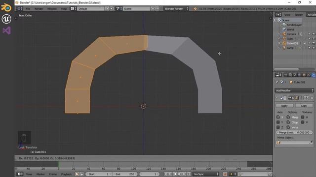 Blender 03 (Модификаторы p.2) смотреть онлайн