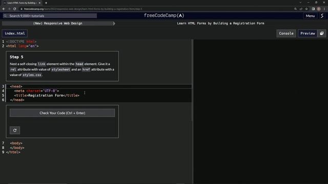 (ARCHIVED) Learn HTML Forms by Building a Registration Form - Step 5 смотреть онлайн