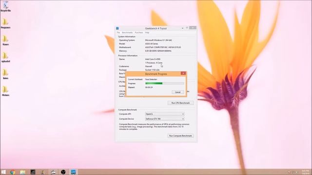 How to benchmark with Geekbench 4 cpu and gpu 2018! смотреть онлайн