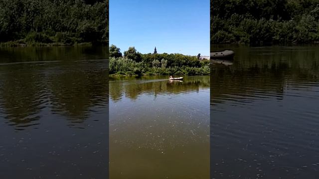 Лодка с мотором от тримера. 10 июля 2022 г. смотреть онлайн