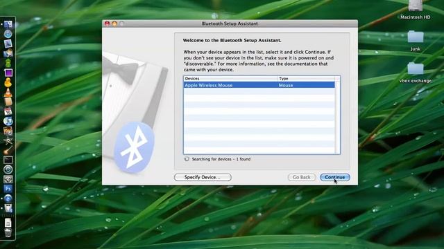 Подключение Magic Mouse к ноутбуку с Mac OS X 10.6.2 смотреть онлайн