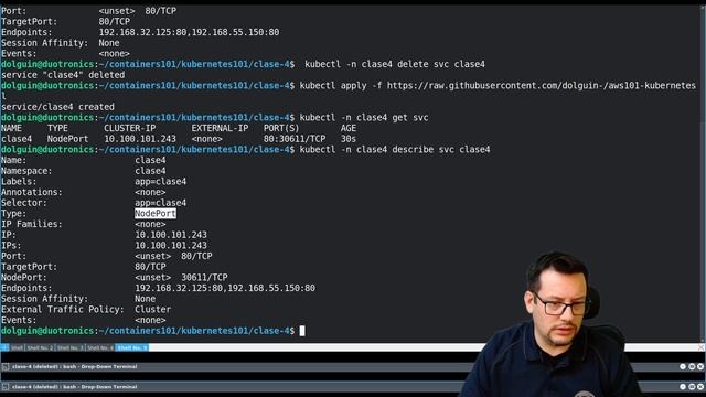 Curso gratis de Kubernetes Clase 4 - Servicios en kubernetes, LoadBalancer, NodePort, ClusterIP смотреть онлайн