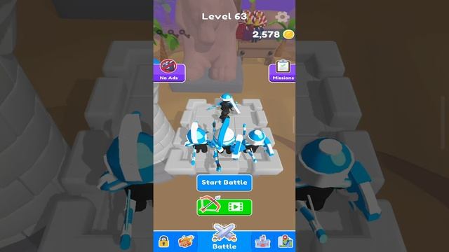 MERGE ARCHERS CASTLE DEFENSE 9 Gameplay Android, iOS | Mobile Games | Merge Bow Masters, Arrow War смотреть онлайн
