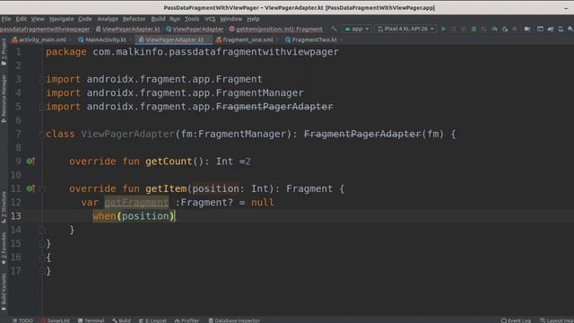 How to pass data between each Fragment in ViewPager and refresh the Fragment interface\pass data смотреть онлайн