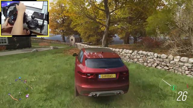 JAGUAR F-PACE S OFF ROAD - Forza Horizon 4 gameplay / Volante Logitech g29 смотреть онлайн