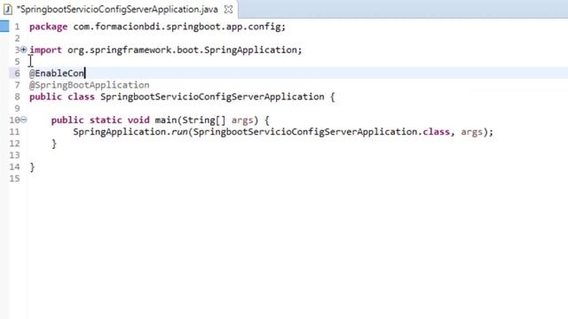 Creando el servidor de configuración смотреть онлайн