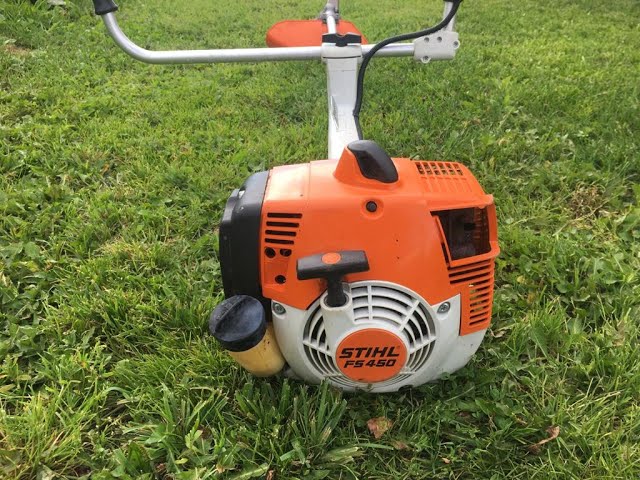 Китайский глушитель на Stihl fs450 эксперемент?????_♂️ #двигатель #stihl #штиль #ремонт #мотокоса смотреть онлайн