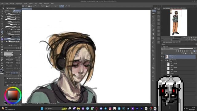 СОЗДАЮ ПЕРСОНАЖА С ПОМОЩЬЮ ПИНТЕРЕСТА | разговорный speedpaint смотреть онлайн