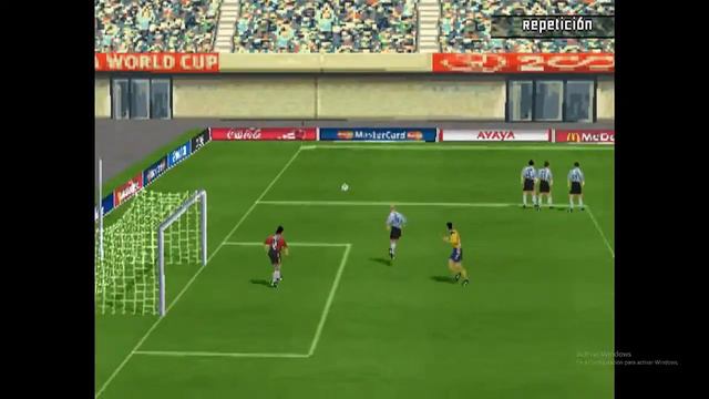 Fifa World cup 2002 Argentina vs suecia PSX/PSONE смотреть онлайн